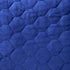 Blue Tufted Velvet Quilted Throw Pillow
